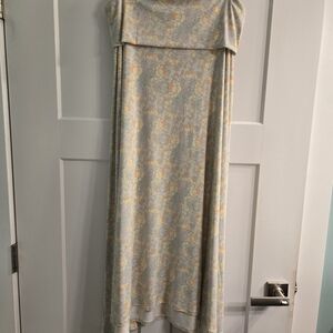 LuLaRoe Pastel Floral Patterned Maxi Skirt